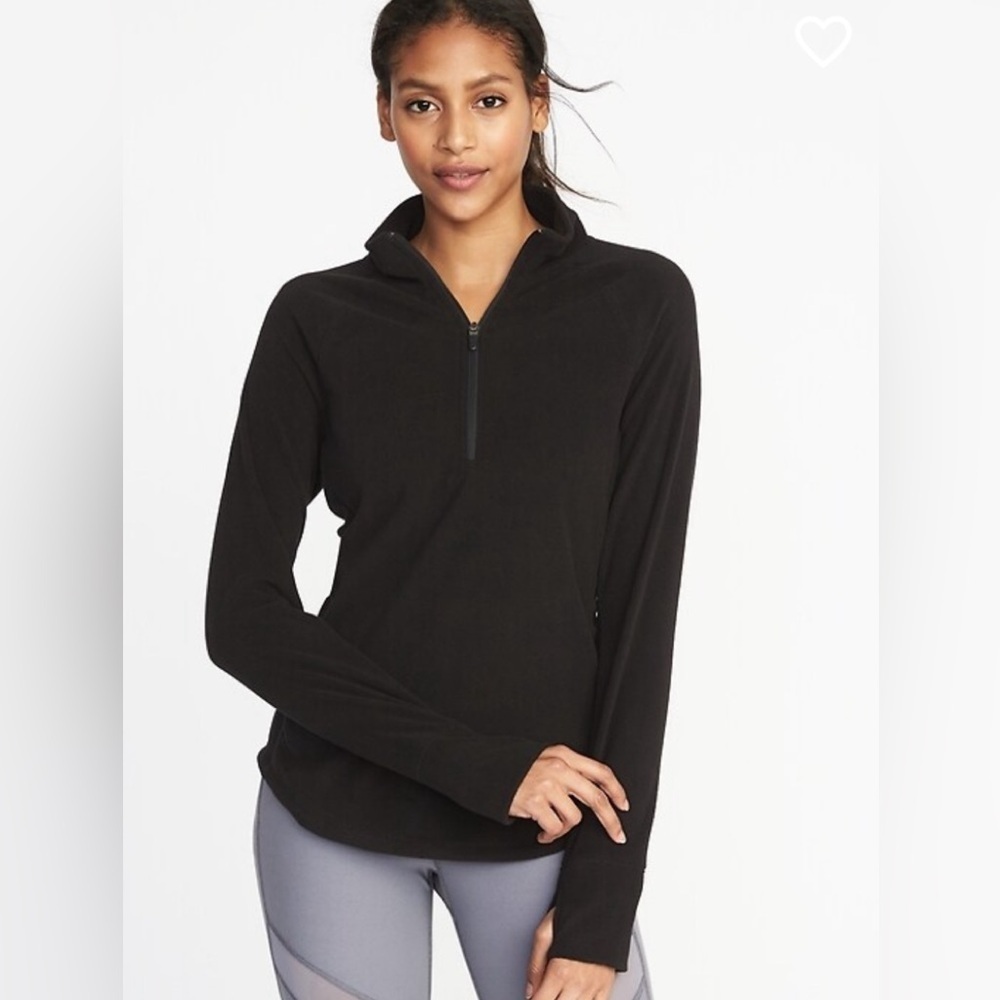 NWT Old Navy Women's Micro Performance Fleece 1/4 Zip Pullover  - Size Medium